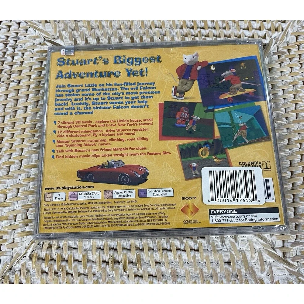 Stuart Little 2‎ [Greatest Hits] Playstation Factory Sealed - Picture 3 of 4